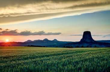 Devil's Tower Wyoming Landscape